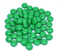 Green chocolate gems