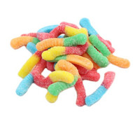 JOVY Sour Neon Gummy Worms 5 LBS Bulk Bag