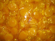 Yellow butterscotch candy