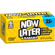 Now And Later Candy 1 Pack Banana