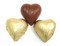 Wrapped Chocolate Hearts Gold 1.5 Pounds