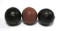 Chocolate Foil Marbles Balls Black 1.5 Pounds