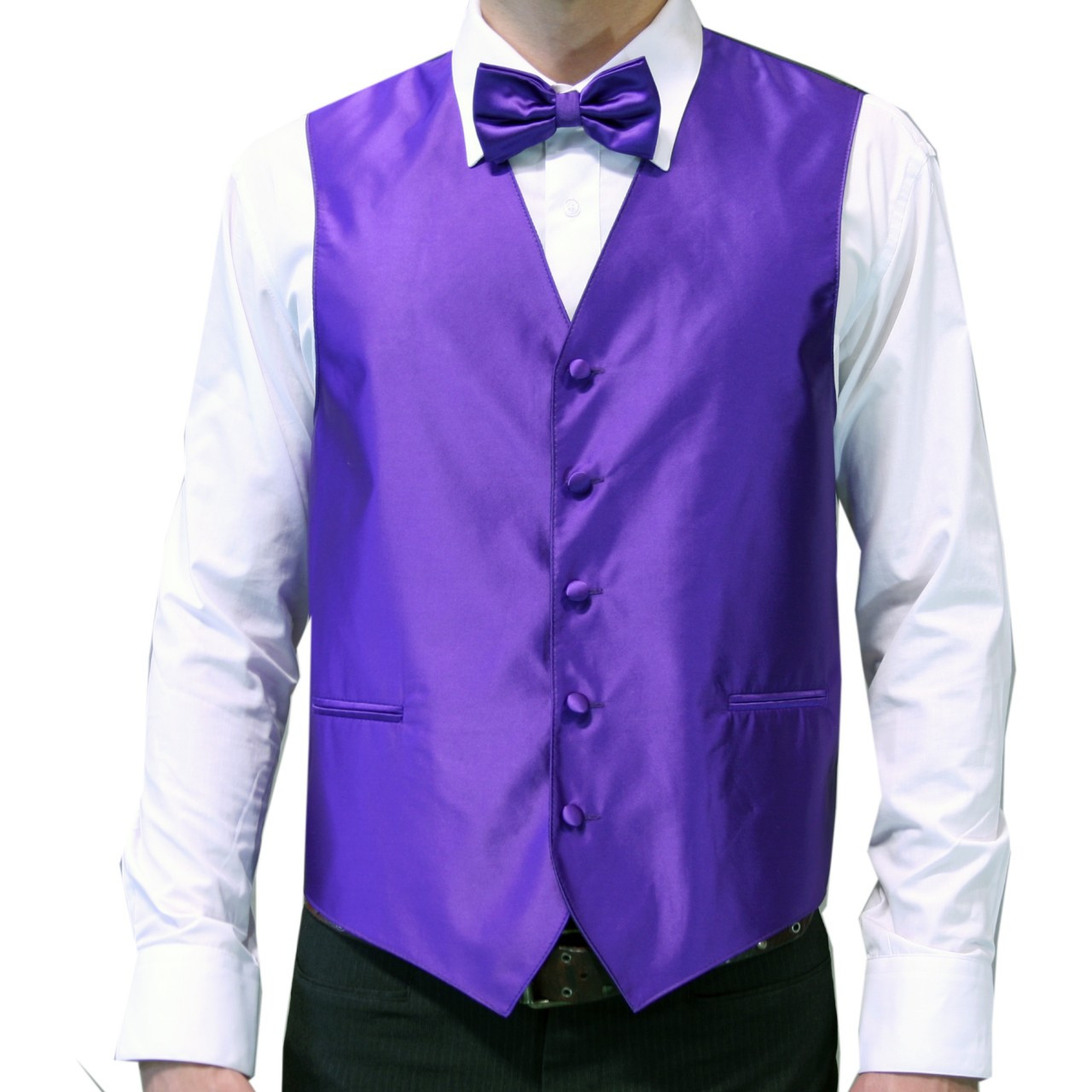 mauve tuxedo vest