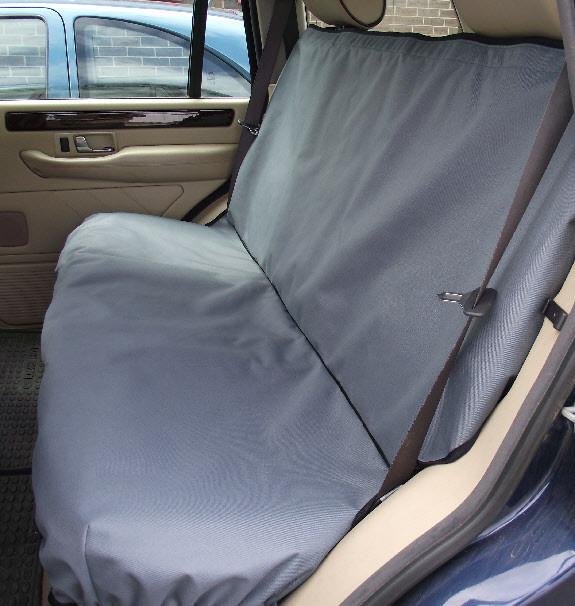 Titan Waterproof Car Back Seat Cover to fit Jaguar S-Type 1999-2007 Sand 