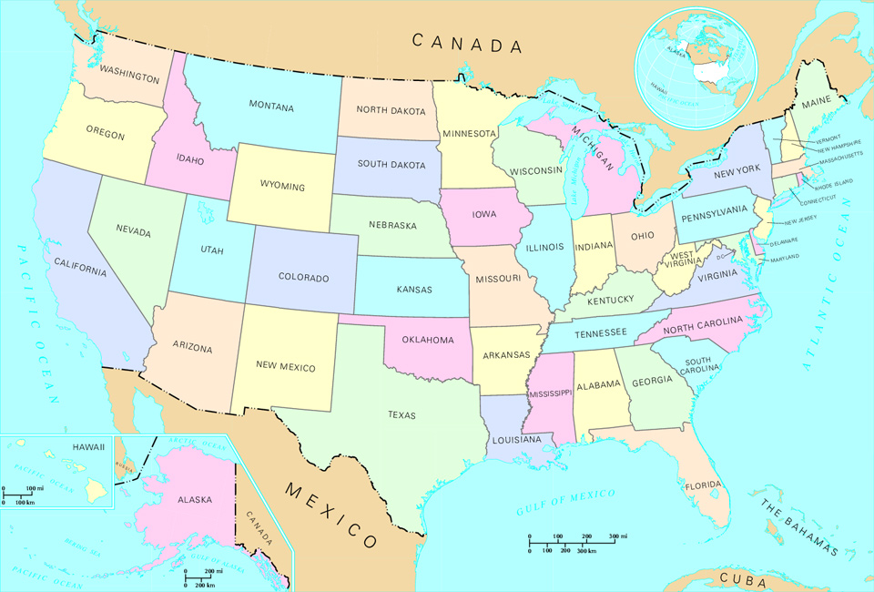 Map of the United States Map of the United States