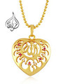 Heart shaped Pendant Gold