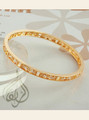 Gold plated bracelet with CZ stones