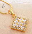 Beautiful Gold Pendant - Diamond Shaped