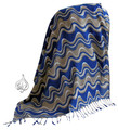 Retro Fashion Scarf or Hijab  [FSH-6632-Blue]