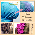 Hijab Scrunchie Volumizer | Fascinator | Hair Tie | Hair Ring