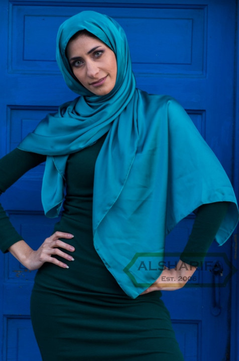 Satin Scarf Solid Color Scarves Texture Scarf Muslim Hijab Hijabs Islamic Scarf Woman Wrap