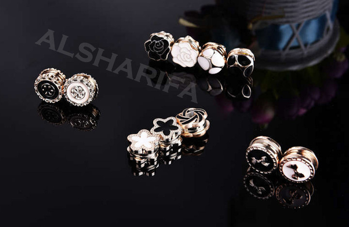 Magnetic Pin Button Magnetic Scarf holder Magnetic Brooch Natural Stone accessory | Magnetic Hijab pin