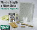 Plastic Acrylic Fiberglass Structural Repair Kit