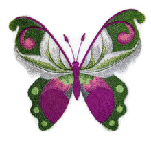 Watercolor Lady Slipper Butterfly