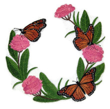 Monarchs And Milkweed Wreath