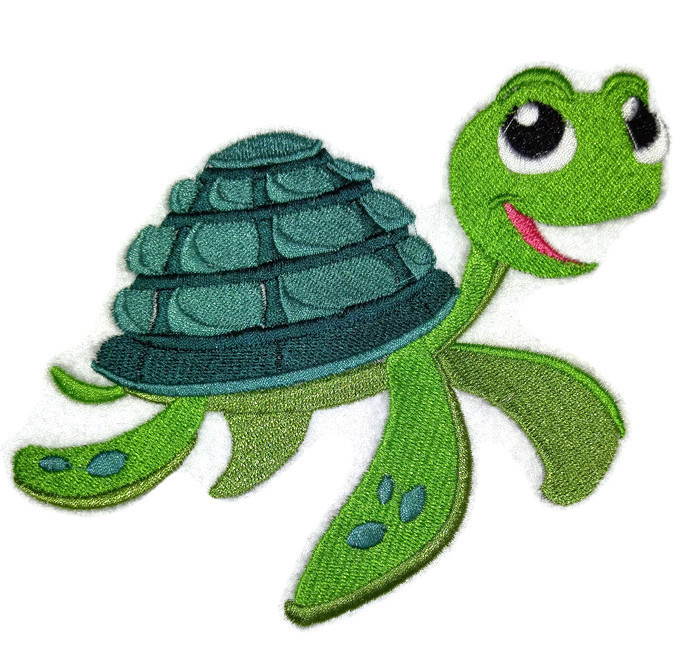 Nature/'s Bounty Beautiful Custom Turtle And Crab Embroidered Iron On Patches