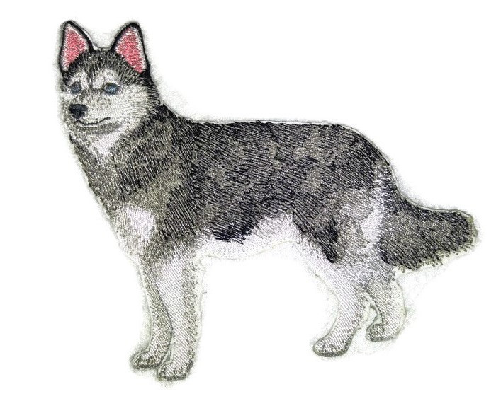 Weimaraner BeyondVision Amazing Custom Dog Portraits Embroidered Iron On Sew Patch 5 X4.8 white Black,Gray, 