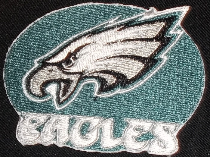 Eagles Iron-On Patches 2024 & Lanyard