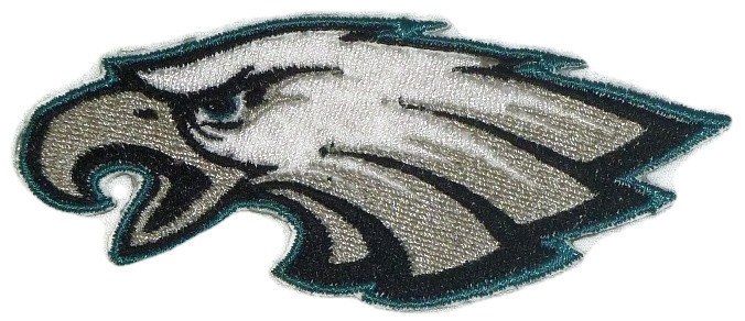 Eagles Iron-On Patches 2024 & Lanyard