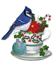Blue Jay and Christmas Tea

