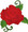 Single Rose (Red shade ) 