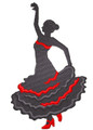 Flamenco Silhouette Left Posture
