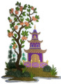 Chinoiserie Pagoda Panel