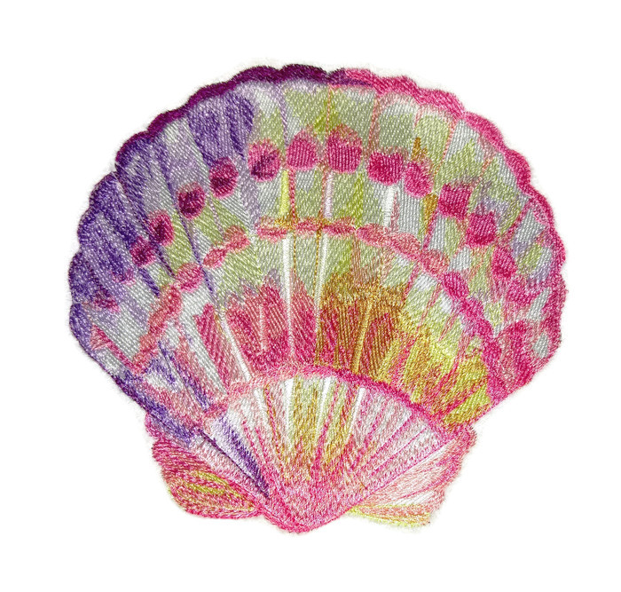 Ocean Calling Custom And Unique sea shell[ Scallop Shell in Watercolor ...