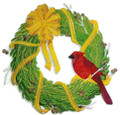 Christmas Cardinal Wreath  