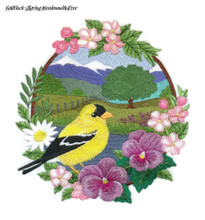 Goldfinch - Spring Meadow with Tree
