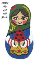 Matryoshka Doll with Poppies
