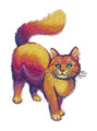 Sassy Cat in Watercolor
