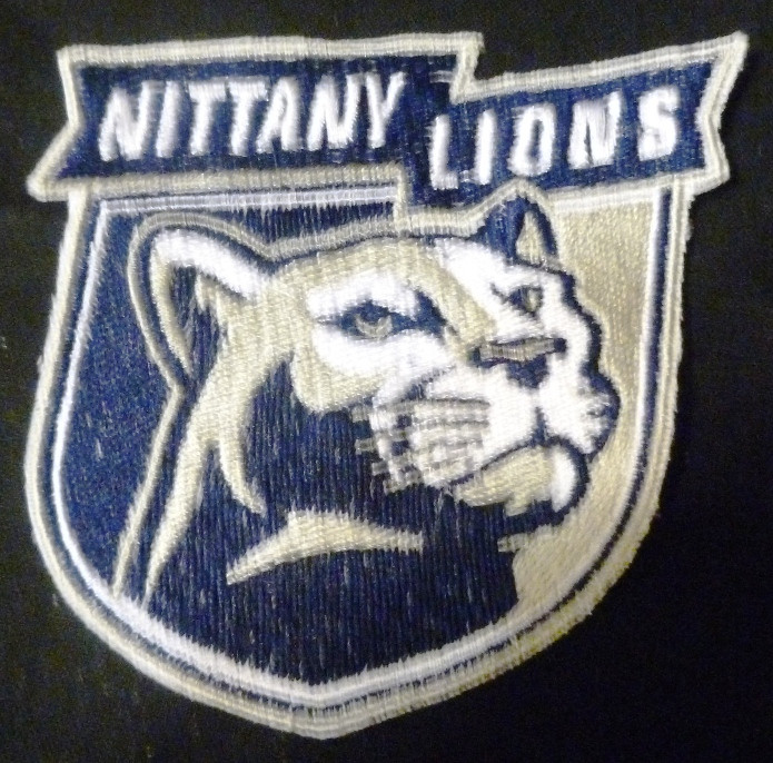 PENN STATE NITTANY LIONS  iron on embroidered PATCH COLLEGE UNIVERSITY SPORTS . 