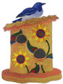 Mexican Birdhouse With Mexican Blue Jay