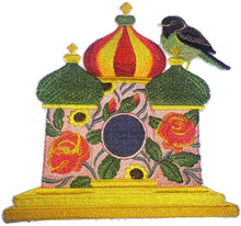 Russian Birdhouse With Apal Thrush