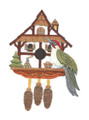 German Birdhouse With Eurasian Green Wood