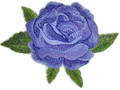 Watercolor Blue Rose