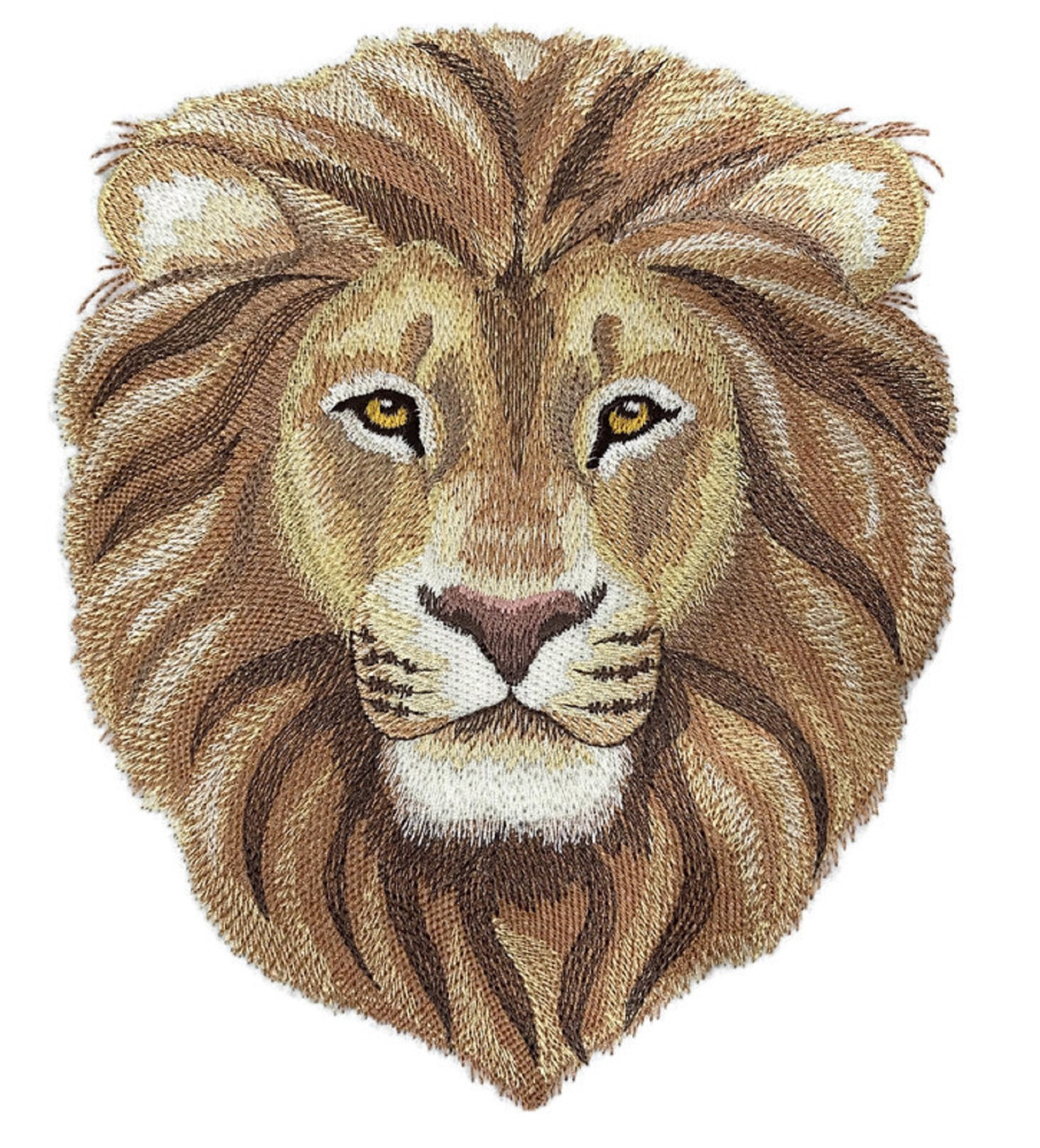 Custom Pride & Majesty Lion Embroidery Iron On/Sew Patch [6.85