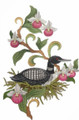 Minnesota Common Loon and Showy Lady Slipper Medley