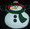 Snowman 3 embroidery applique patch
