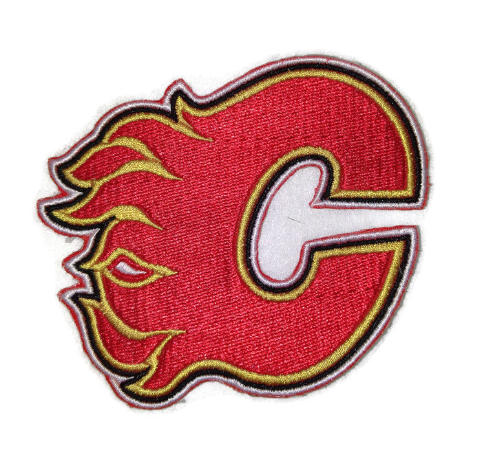 Calgary Flames Logo Iron On Patch - Beyond Vision Mall