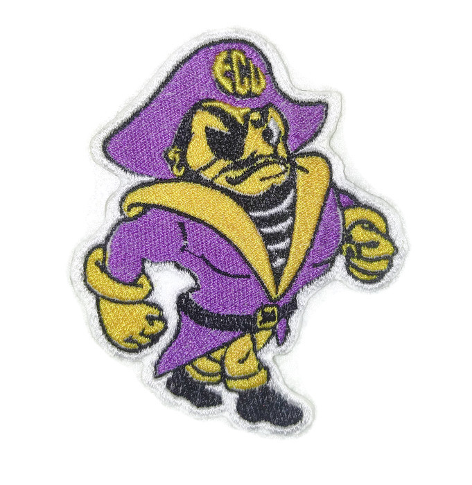 Vtg ECU EAST CAROLINA PIRATES UNIV KARATE Patch 3.8 NOS NEW