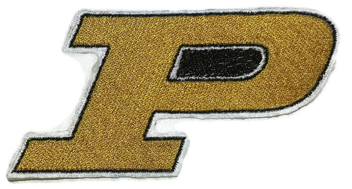 NCAA Purdue University☝️Logo Iron on Patch. Go Boiler Makers🏈 Train