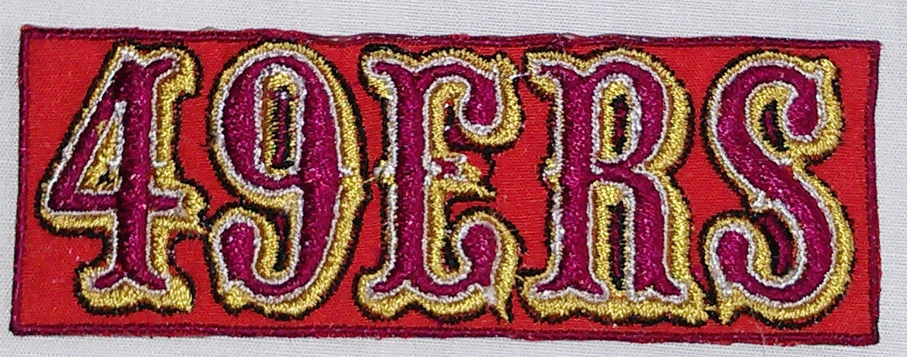 49ers Sew on Patch 