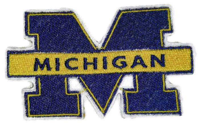 Michigan Wolverines Iron On Patches - Beyond Vision Mall