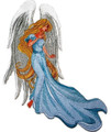 Angel with Flowing Tresses