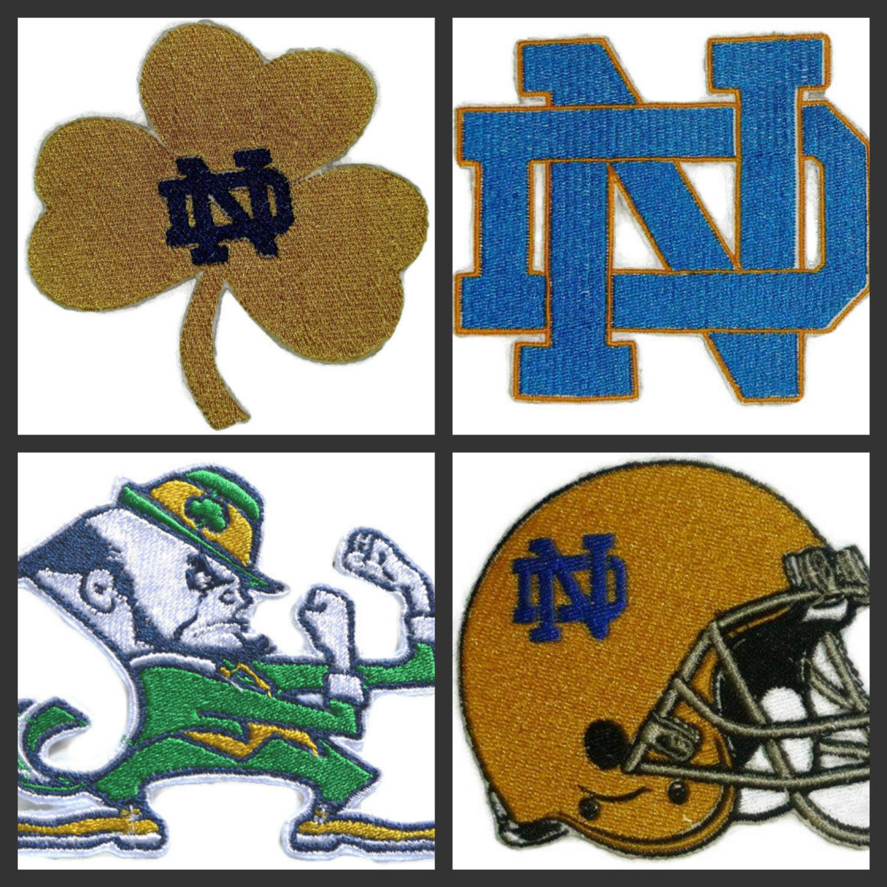 notre dame logo leprechaun