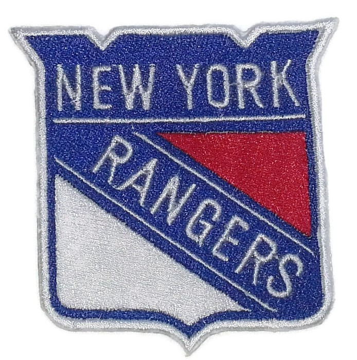  New York Rangers Primary Team Logo Patch : Applique Patches :  Sports & Outdoors