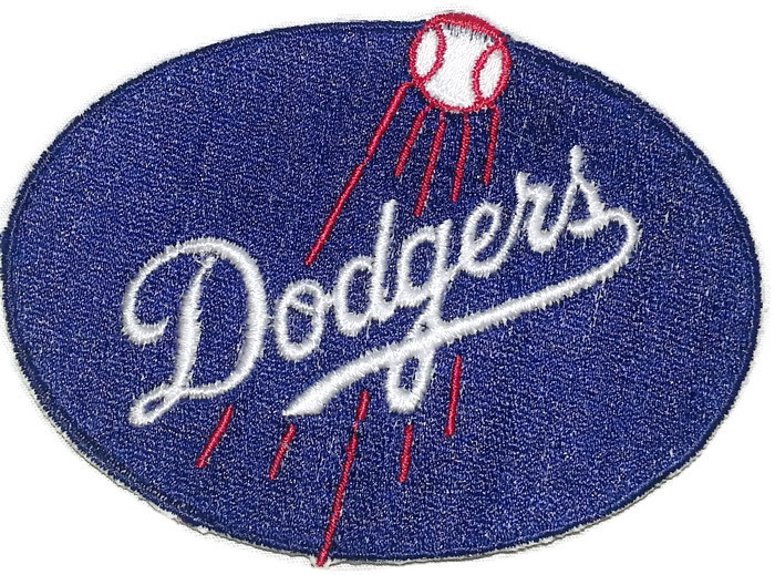 Los Angeles Dodgers LA Logo Pink Iron on Patches - Pack of 12 - Size 2.25  x