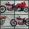 A Motorcycle Collection Embroidered Iron On Patch